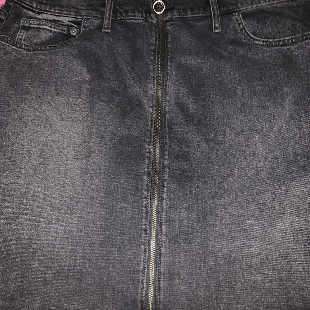 Gap black denim skirt NWT